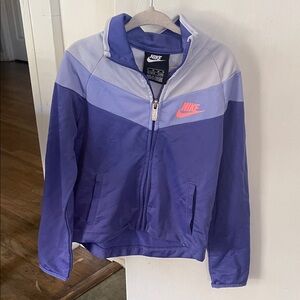 Nike Purple and Lavender Jacket girls 5-6 years zip up